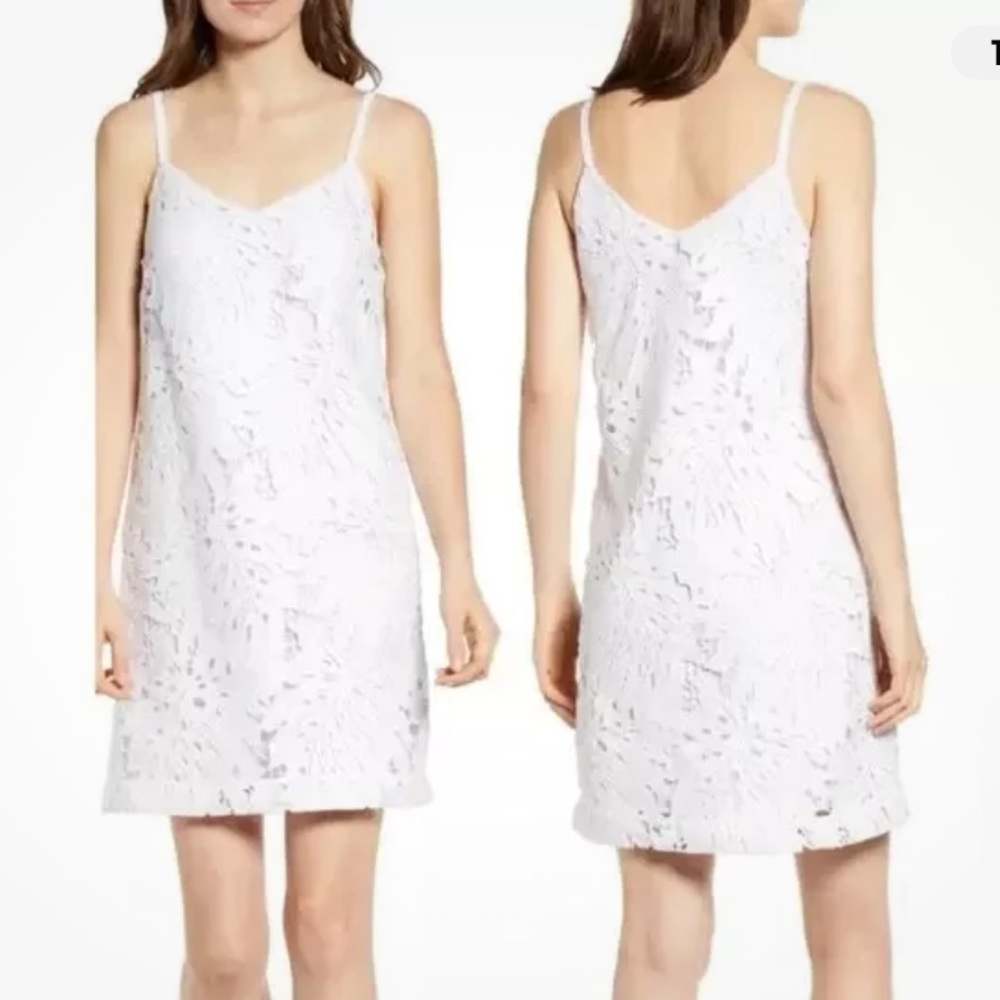 Bailey 44 white lace Shade dress NWT lined s/n 404R696 sz SML NWT